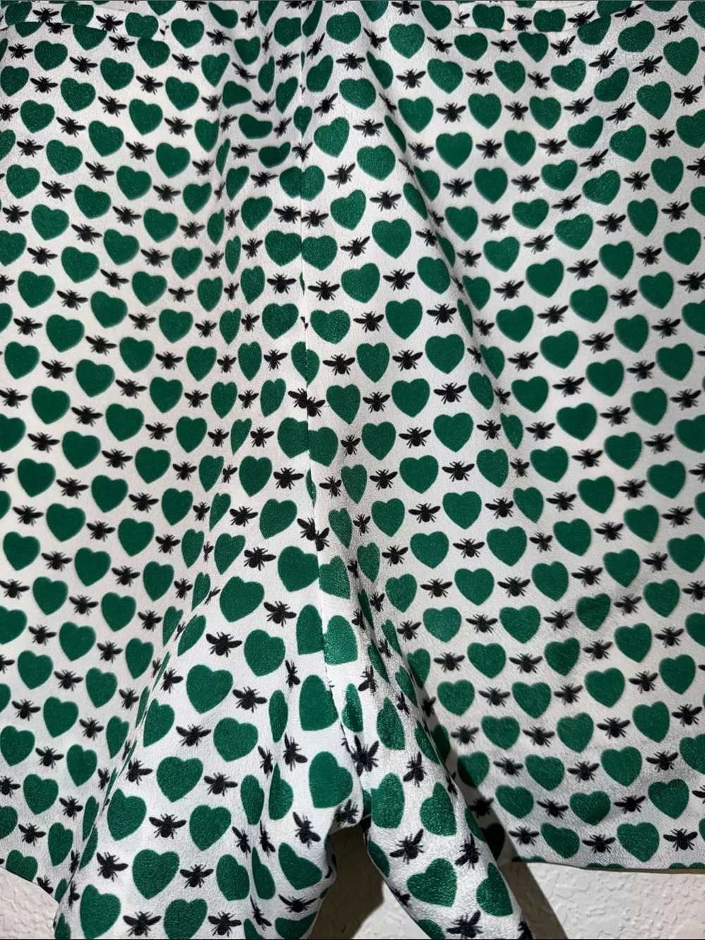 J. Crew Green Heart Print Women's Shorts